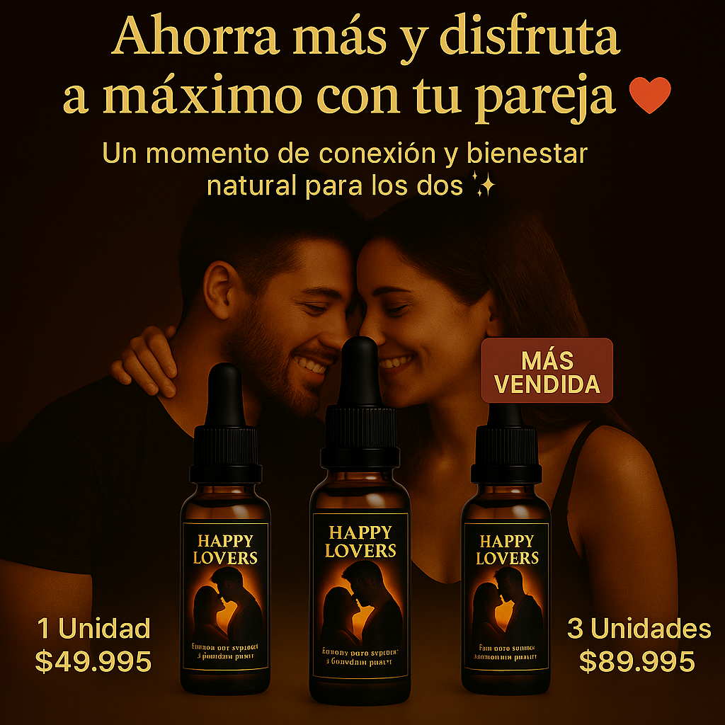 Happy Lovers™🔥para un bienestar Increíble💦Lechosos & +Resistentes toda la noche💑(usar ambos)