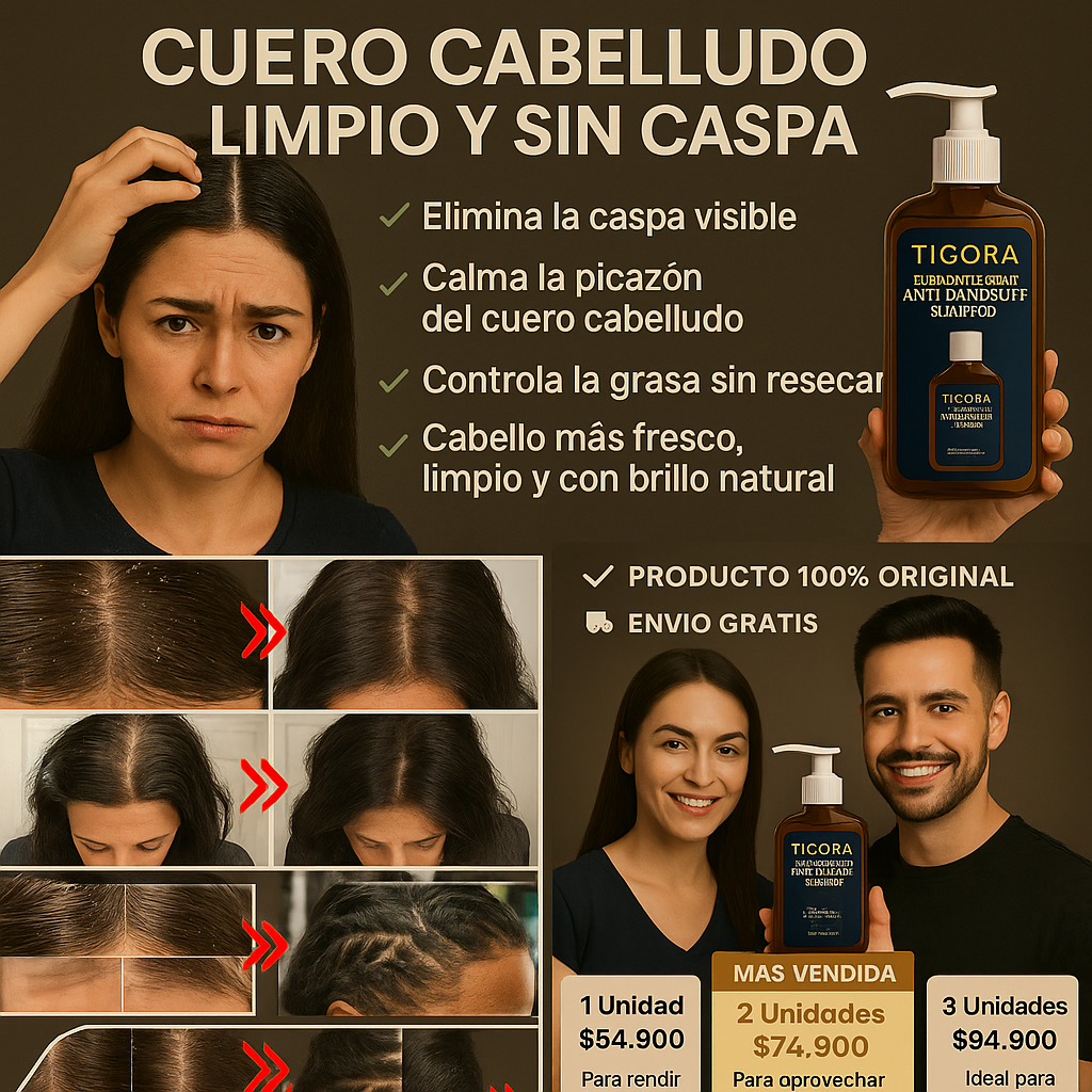 Tigora™ producto avanzado Casposos😍para resultados increíbles